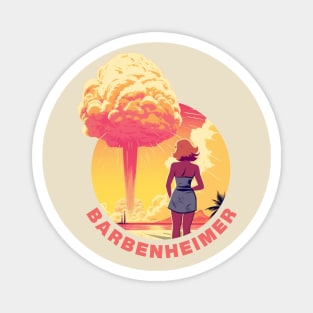 Barbie x Oppenheimer 2023 | BARBENHEIMER Magnet